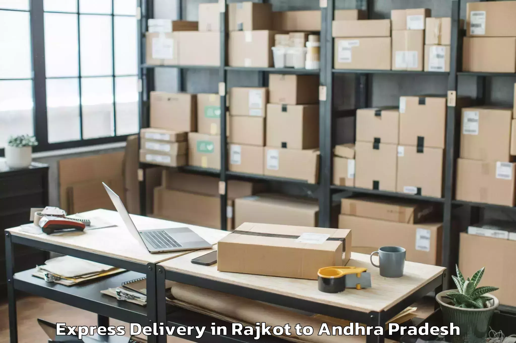 Comprehensive Rajkot to Pedapadu Express Delivery